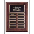 P3528 Perpetual 12 Plate Cherry finish Plaque